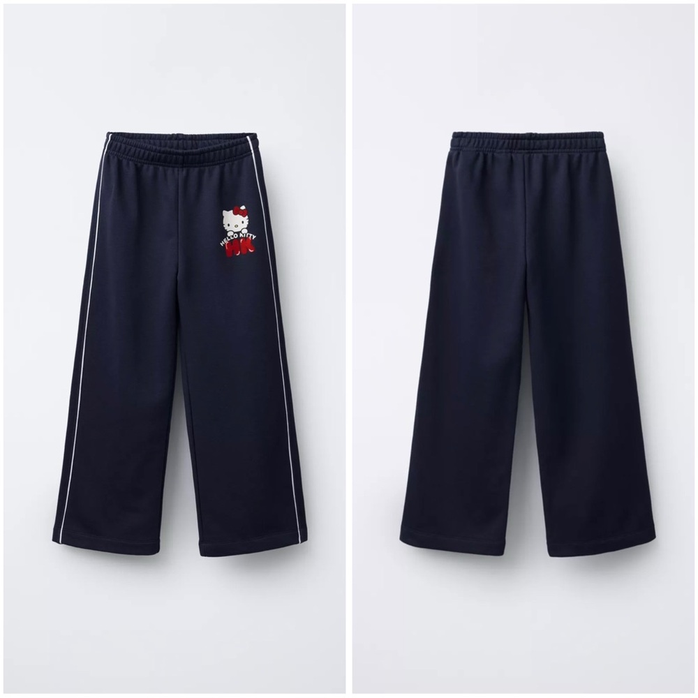 Zara Hello Kitty © Sanrio Wide-Leg Jogging Trousers